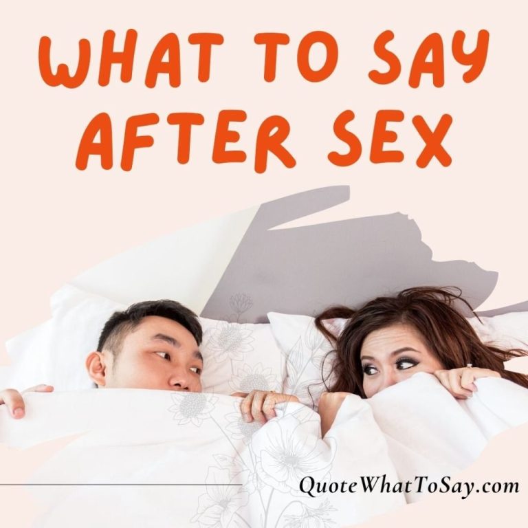 Essential Tips: What To Say After Sex